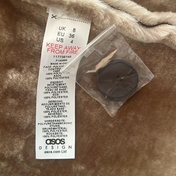 NEW hooded cropped leather/fur jacket - Picture 6 of 6